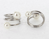 Bague Perles Blanches